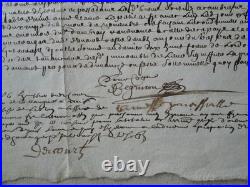 DOC MS 1656 Abandon d'héritage CHEVALIER DE COUPIGNY (Nord)