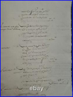 DOSSIER DE PROCÉDURE CIVILE (XVIIe) 17 PAGES MAISON DE FORBIN-JANSON