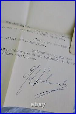 De Gaulle gouvernement provisoire lettre signée 10 /11/1945