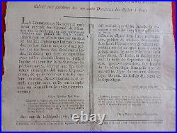 Décret 1793/relatif aux fonctions des Nouveaux Directeurs des POSTES PARIS