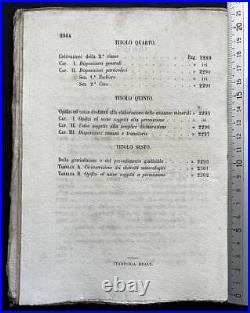 Décret 1859 Mines Mineralogie Alpes Savoie Piemont Legge Ancien Document Loi