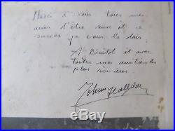 Dédicace Johnny Hallyday de 1961, Autographe Johnny Hallyday 1961 + Picture Disc
