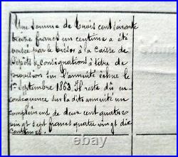 Dépt 45- Orléans Cie des Canaux Rarissime Succes. Princesse Adelaïde d'Orléans