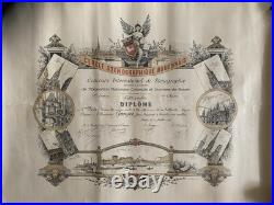 Diplôme Rouen 1896