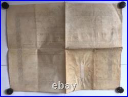 Diplôme de bachelier És-lettres au nom du Roi Denis Frayssinous rare 1822
