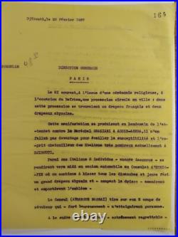 Djibouti Cahier de correspondances de la Compagnie d'Afrique Orientale