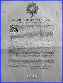 Doc 1678/Toulouse / droit du Sceau