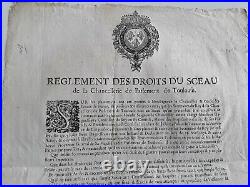 Doc 1678/Toulouse / droit du Sceau