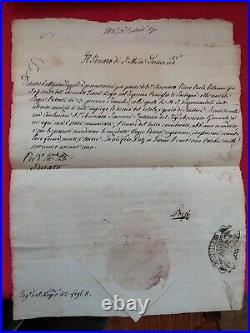 Doc 1791/VITTORIO AMEDEO / nomination au titre de Senateur du Cdt Pulciano/sceau
