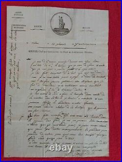 Doc 1799/armee d'ITALIE/constructions fours et Ets militaires BOUYER