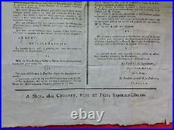 Doc 1805/Affiche Couronnement EMPEREUR ROI D'ITALIE/NICE