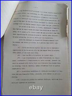 Doc 1930/Cie Franco Espagnole/Travaux parachevements CHEMIN DE FER TANGER A FEZ
