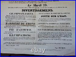 Doc Affiche 1845/PROGRAMME JOURNÉES DE JUILLET/Divertissements/DUMONT