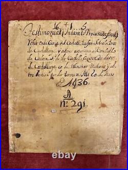 Document De Témoignage Écrit À La Main Des Avocats De Catalogne. Espagne. 1436