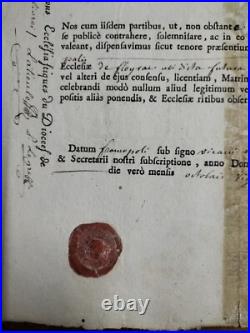 Document Religieux évêque de rodez 1780