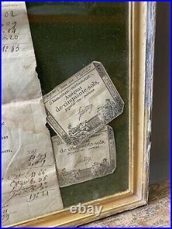Document Vieux Papier Patente de Meunier Moulin Tarn Assignat XVIIIeme Empire