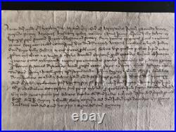 Document de 1388 juge à la cour de Sedan (08, Ardennes)