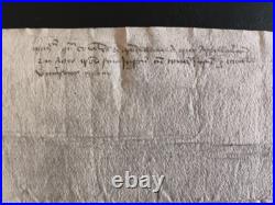 Document de 1388 juge à la cour de Sedan (08, Ardennes)