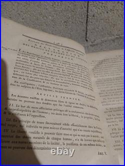 Documents Lot Décrets Lois Édits RECEUIL Louis XVI 1789-1790 Début Révolution