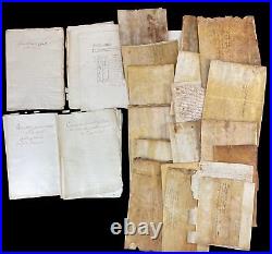Documents Plus Casals Sant Miquel Sacot. Olot. Parchemin Et Manuscrit Sur Papier