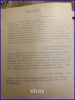 Documents édités par la Scie Berliet sur les sociétés Automobiles concurrentes