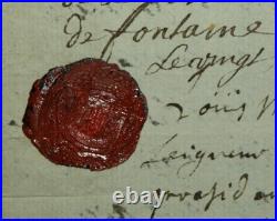 Documents original manuscrits provenant de l'Abbaye de femmes de Fontrevault