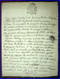 Documents original manuscrits provenant de l'Abbaye de femmes de Fontrevault