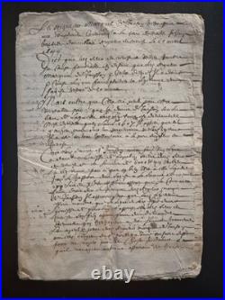 Dossier Juridique (1644) 12 Pages Maison De Forbin-janson