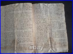 Dossier Juridique (1644) 12 Pages Maison De Forbin-janson