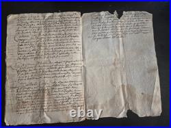 Dossier Juridique (1644) 12 Pages Maison De Forbin-janson
