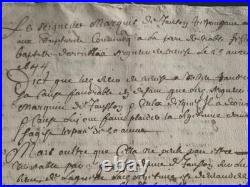 Dossier Juridique (1644) 12 Pages Maison De Forbin-janson