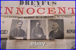 Dreyfus est innocent AFFICHE 50 x 41 cm