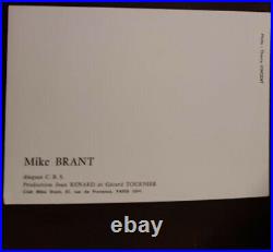 EXCEPTIONNEL RARISSIME Mike Brant BEL AUTOGRAPHE carte postale dédicace signed