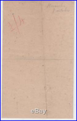 Échecs chess original handwritten autograph scoresheet ALEKHINE BERNSTEIN signed