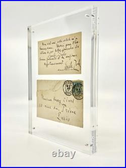Émile ZOLA Emouvante carte autographe signée Soirées de Médan Henry Céard