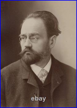 Émile ZOLA Emouvante carte autographe signée Soirées de Médan Henry Céard