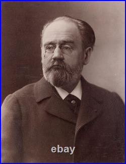 Émile ZOLA Lettre autographe signée 1887 La Terre