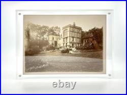 Émile ZOLA, grande photographie de Médan en fleur Épreuve originale Émile ZOLA, grande photographie de Médan en fleur Épreuve originale