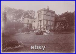 Émile ZOLA, grande photographie de Médan en fleur Épreuve originale Émile ZOLA, grande photographie de Médan en fleur Épreuve originale