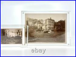 Émile ZOLA, grande photographie de Médan en fleur Épreuve originale