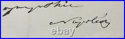 Empereur Napoléon III Lettre autographe signée 1870