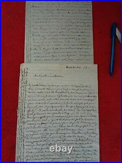 Ensemble 11 lettres CACHET 1815/recit chute de NAPOLÉON côté AUTRICHIEN/