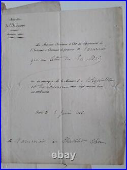 Ensemble de docs 1850/académie de Medecine/CORSE/CHER/7docs