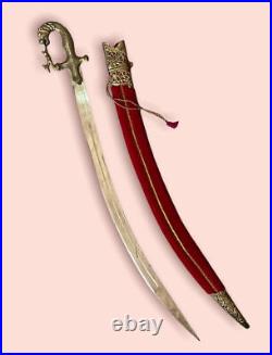 Épée de cérémonie épée de mariage marié 34 pouces talwar avec poignée de