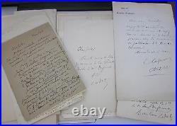 Ernest Coquelin Cadet 69 lettres à Jules Boucher
