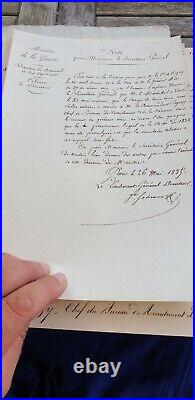 Etat Des Services Du Colonel Pagezy Louis 1786 Geographe Plus 12 Documents