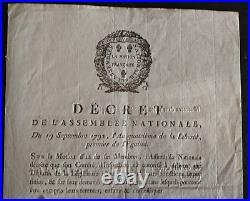 Exceptionnel Passeport De L'assemblee Nationale + Archives Nationales 1792