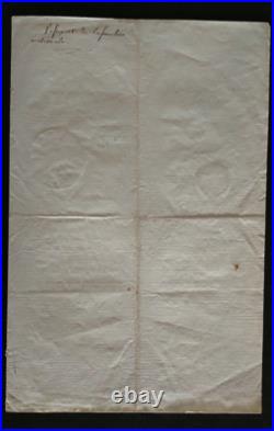 Exceptionnel Passeport De L'assemblee Nationale + Archives Nationales 1792