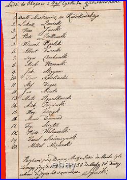 Ez77-liste Des Officiers-okopowa-varsovie-campagne De Pologne-grande Armée-1806