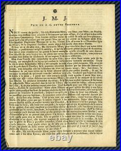 FRANCHISE des CARMÉLITES Lettre d'AUCH (Gascogne) pour TOULOUSE 1782